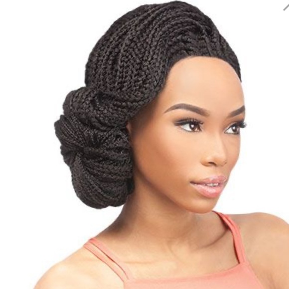 Outre: X-pression Synthetic Lace Front Braid Wig Box Braid Small - Picture 2 of 2